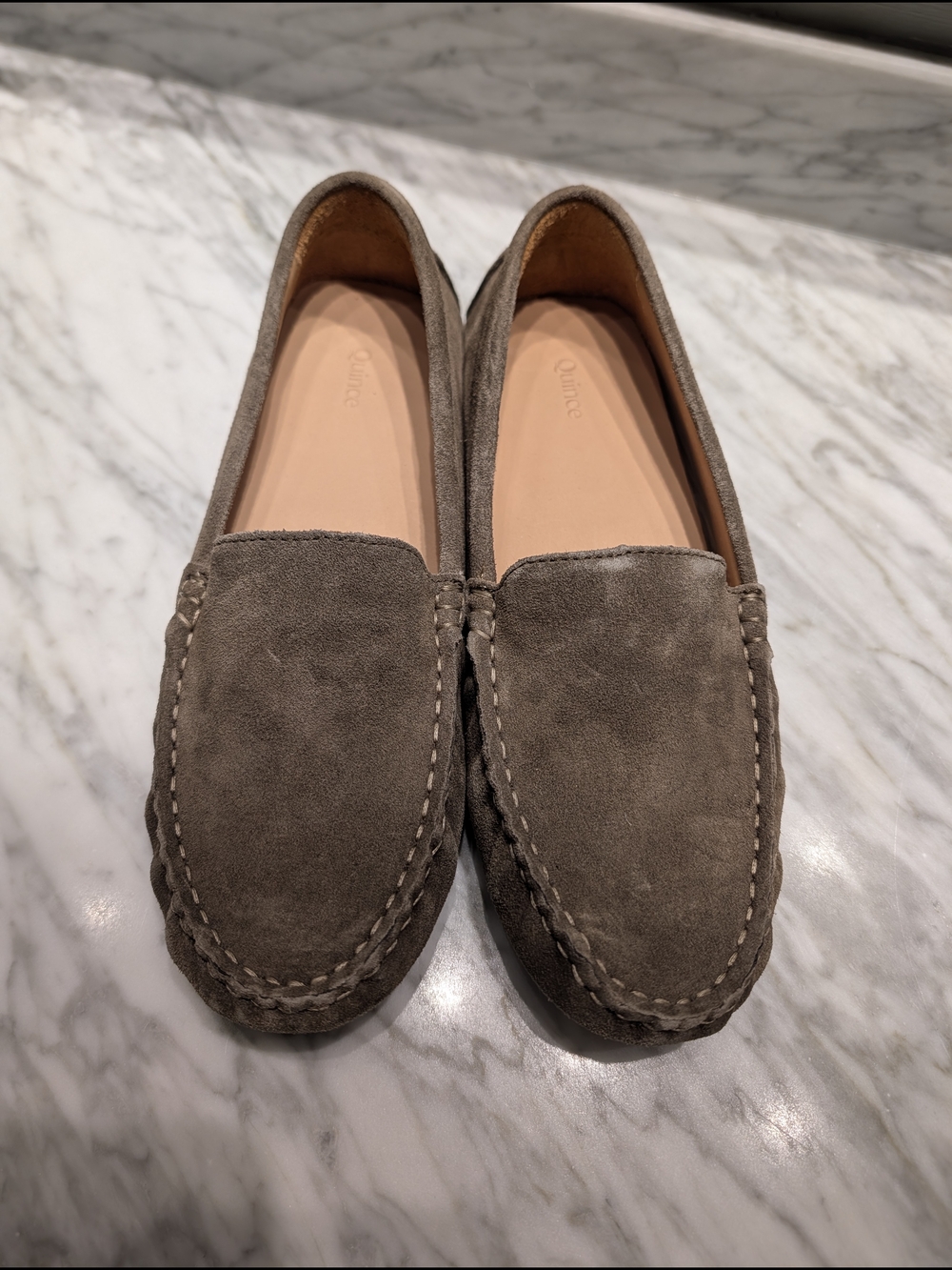 Women's 100% Suede Driver Loafer - Picture 7 of 8